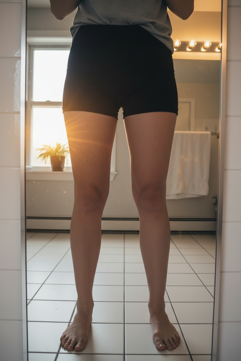After - Golden Hour Bathroom